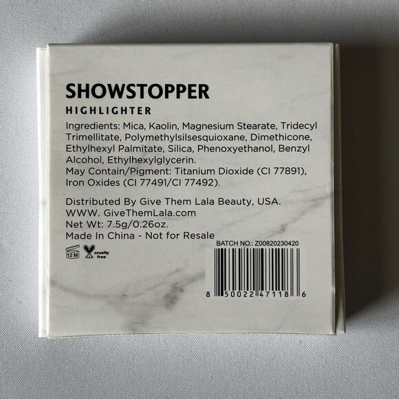 Give Them Lala Beauty Pressed Highlighter - Showstopper - NIB - Picture 2 of 5